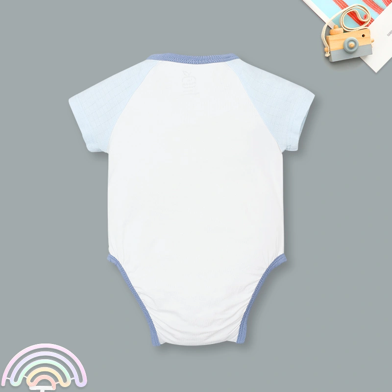 Bodysuit cài chéo bé nhỏ ngọt ngào La Pomme màu be - trắng 14