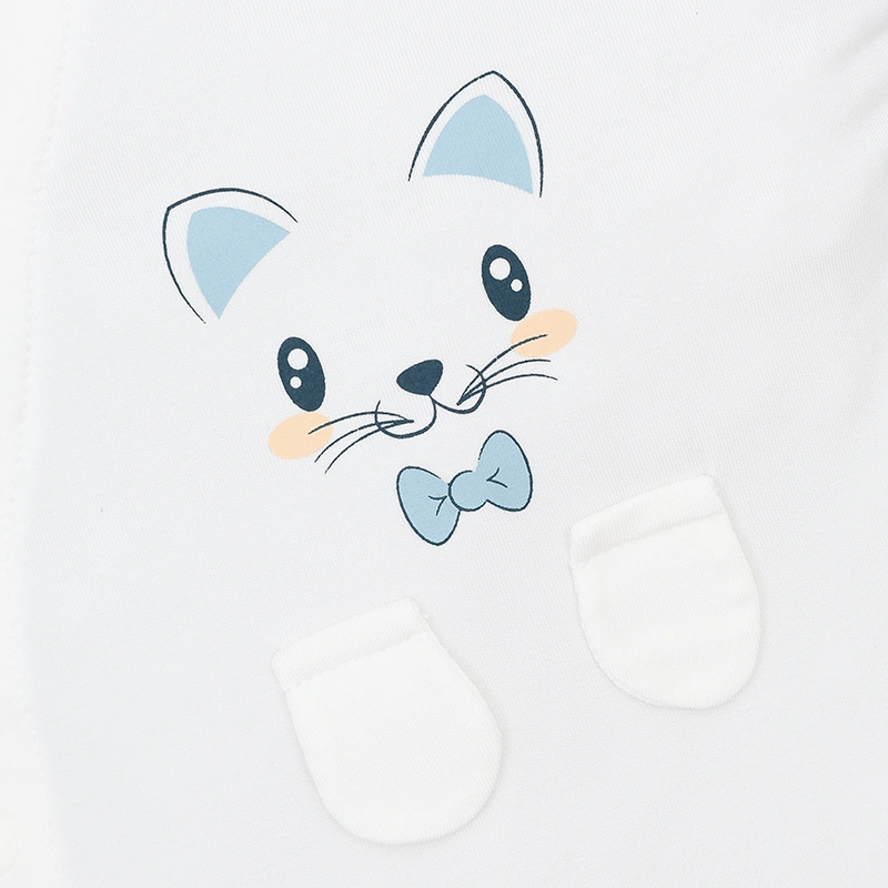 Bodysuit cài chéo bé nhỏ ngọt ngào La Pomme màu be - trắng 19