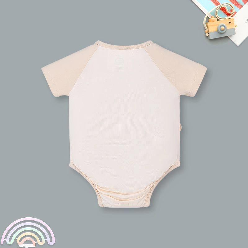 Bodysuit cài giữa người bạn ú òa La Pomme màu be 2