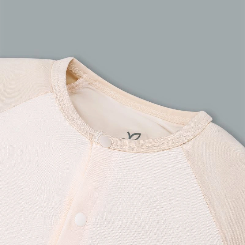 Bodysuit cài giữa người bạn ú òa La Pomme màu be 3