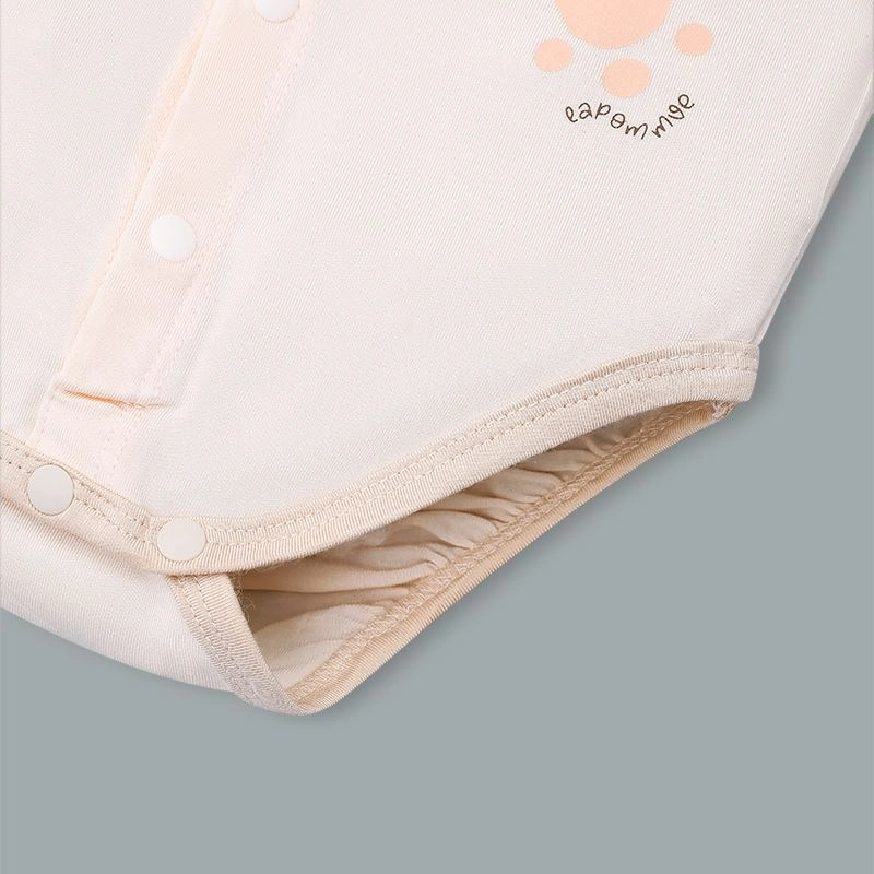 Bodysuit cài giữa người bạn ú òa La Pomme màu be 5