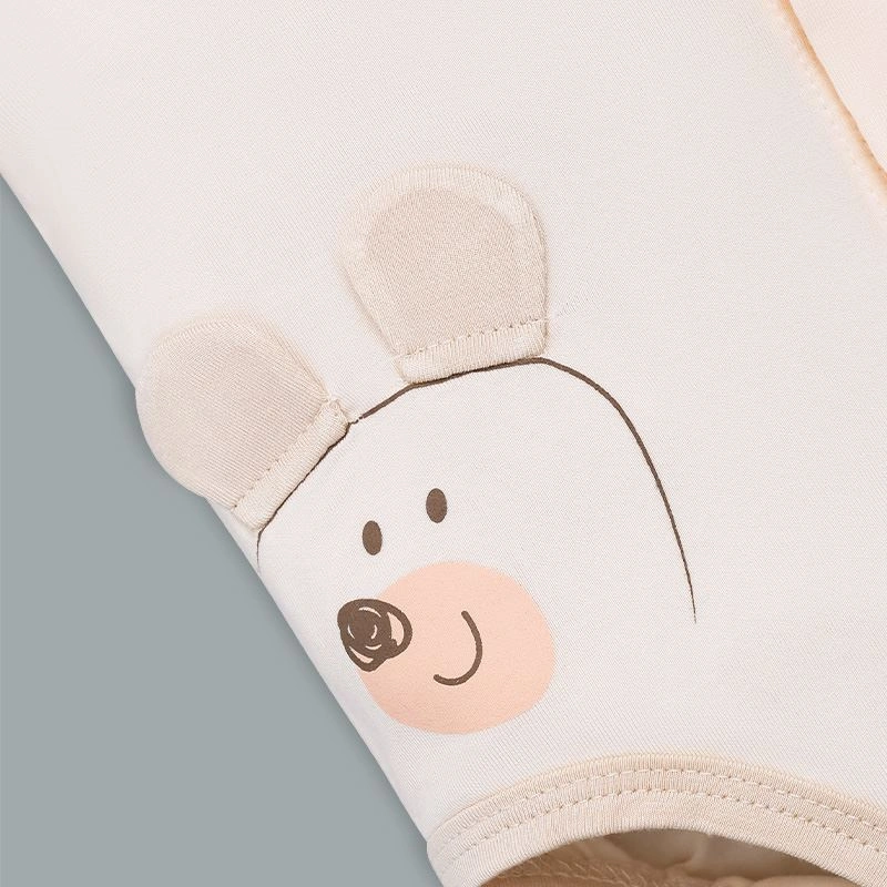 Bodysuit cài giữa người bạn ú òa La Pomme màu be 7