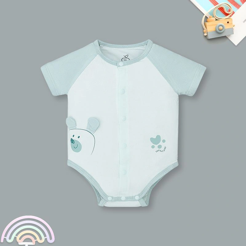 Bodysuit cài giữa người bạn ú òa La Pomme màu be 14