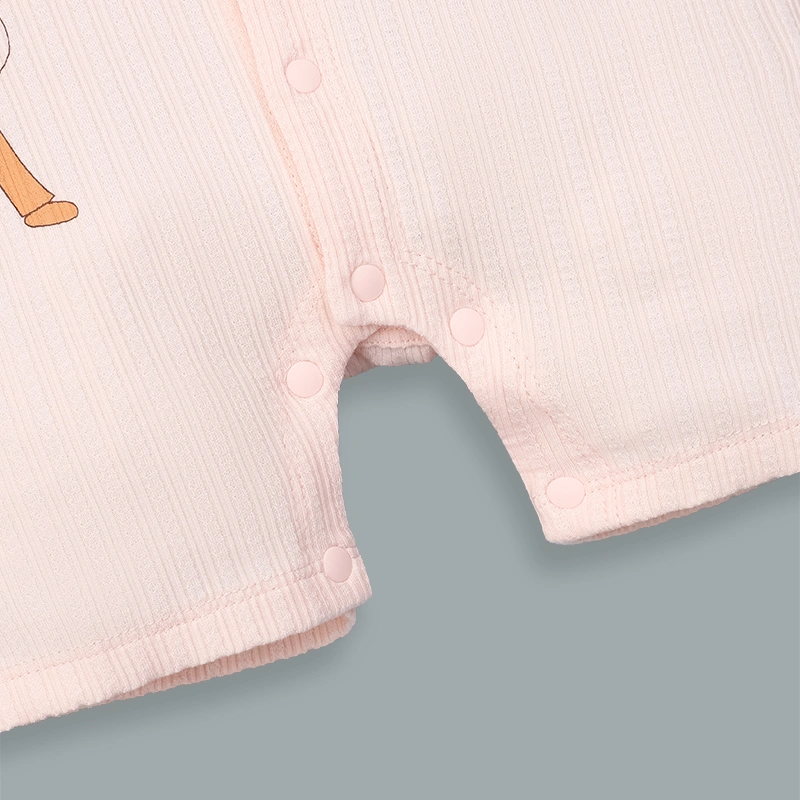 Bodysuit cài giữa raglan bạn thỏ tai dài La Pomme màu xanh dương - trắng 17