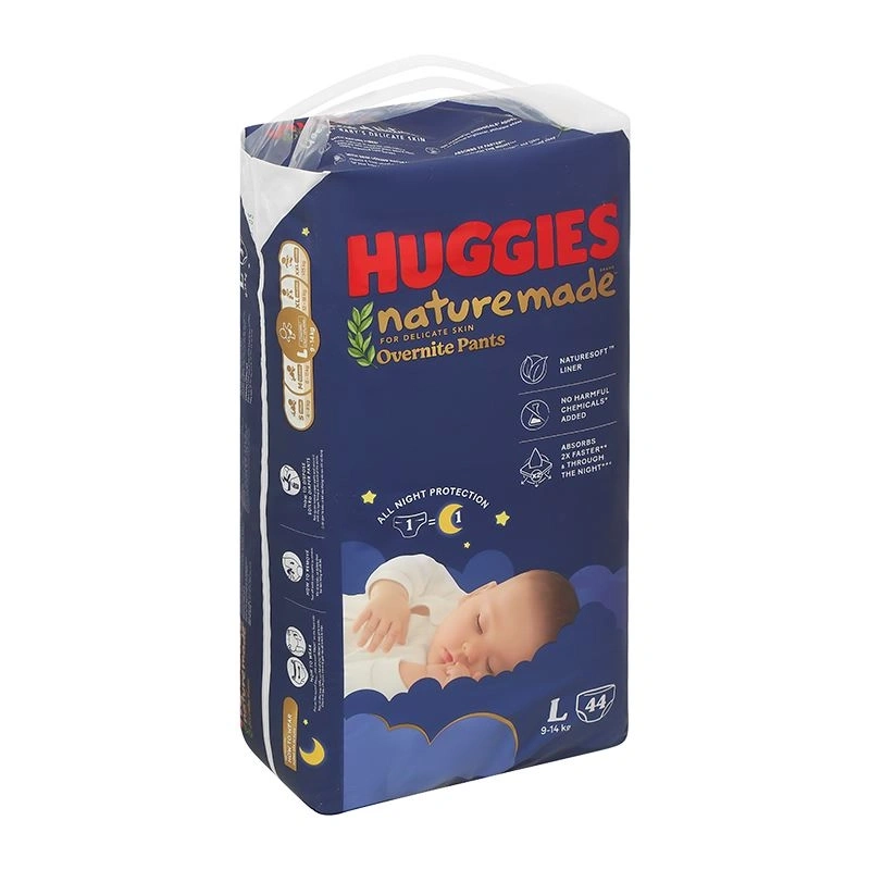 Tã quần Huggies Nature made Overnite size L 44 miếng (9 - 14 kg) 4