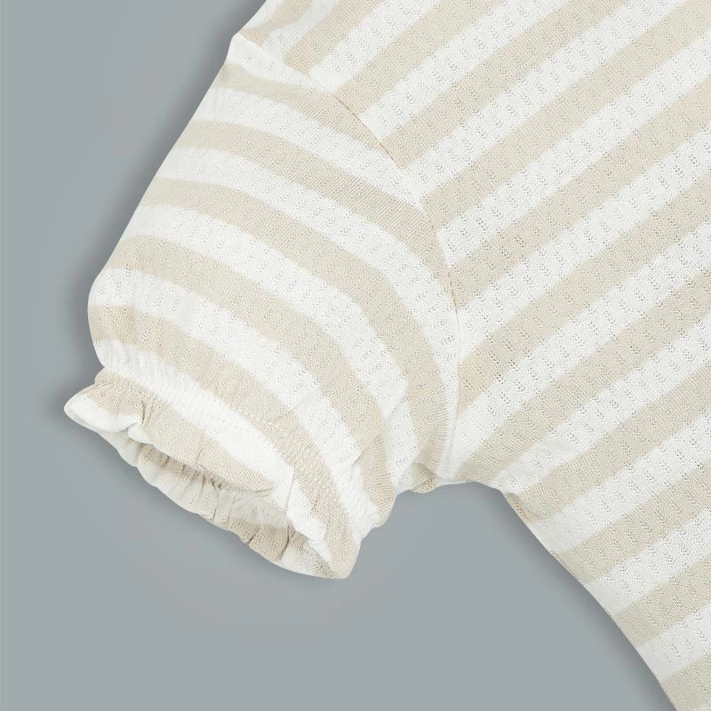 Đầm yếm La Pomme kèm áo năng động màu be 14