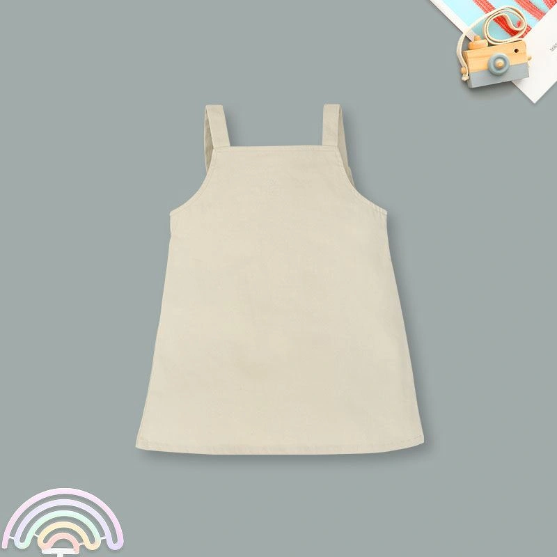 Đầm yếm La Pomme kèm áo năng động màu be 4