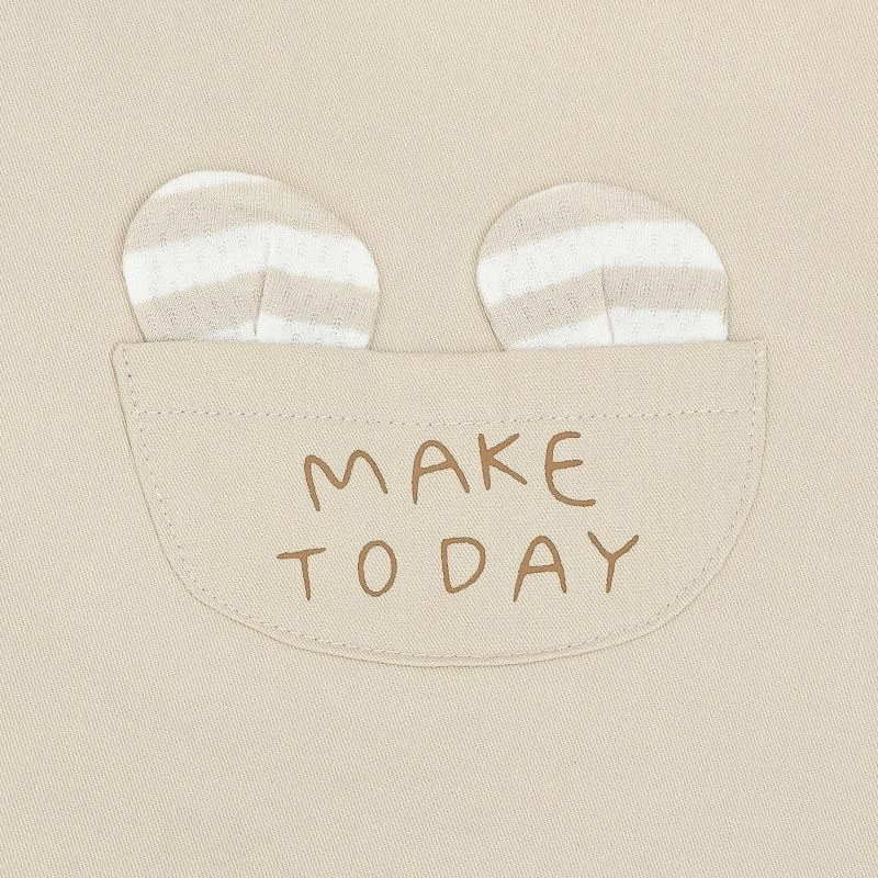 Đầm yếm La Pomme kèm áo năng động màu be 9