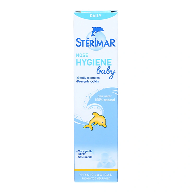 Dung dịch xịt mũi Sterimar Nose Hygiene Baby giảm nghẹt mũi cho bé chai 50 ml 3