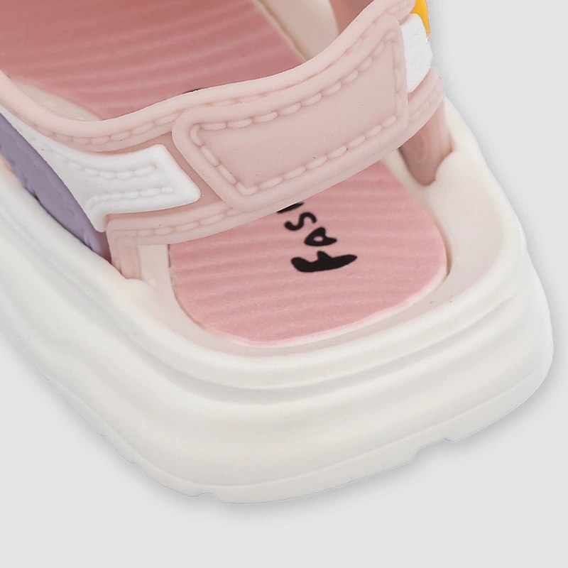 Giày sandal cho bé Á Châu Avakids AC72 màu hồng - trắng 6