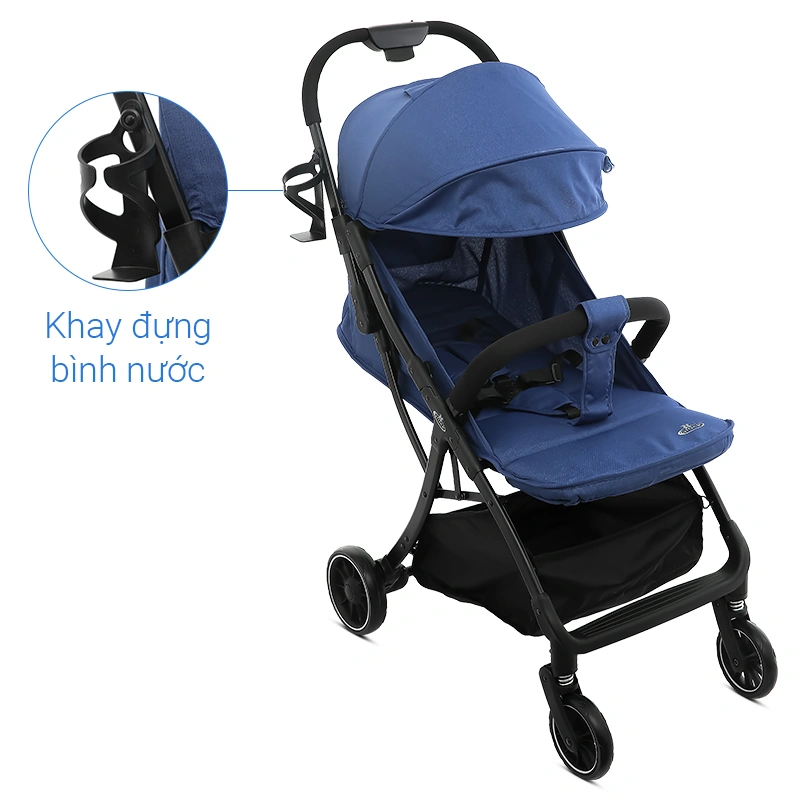 Xe đẩy 1 chiều gấp gọn Gluck Baby C-3 (0 - 5 tuổi) - Màu xanh navy 13