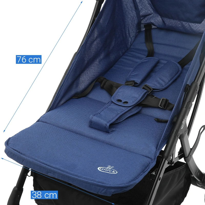 Xe đẩy 1 chiều gấp gọn Gluck Baby C-3 (0 - 5 tuổi) - Màu xanh navy 19