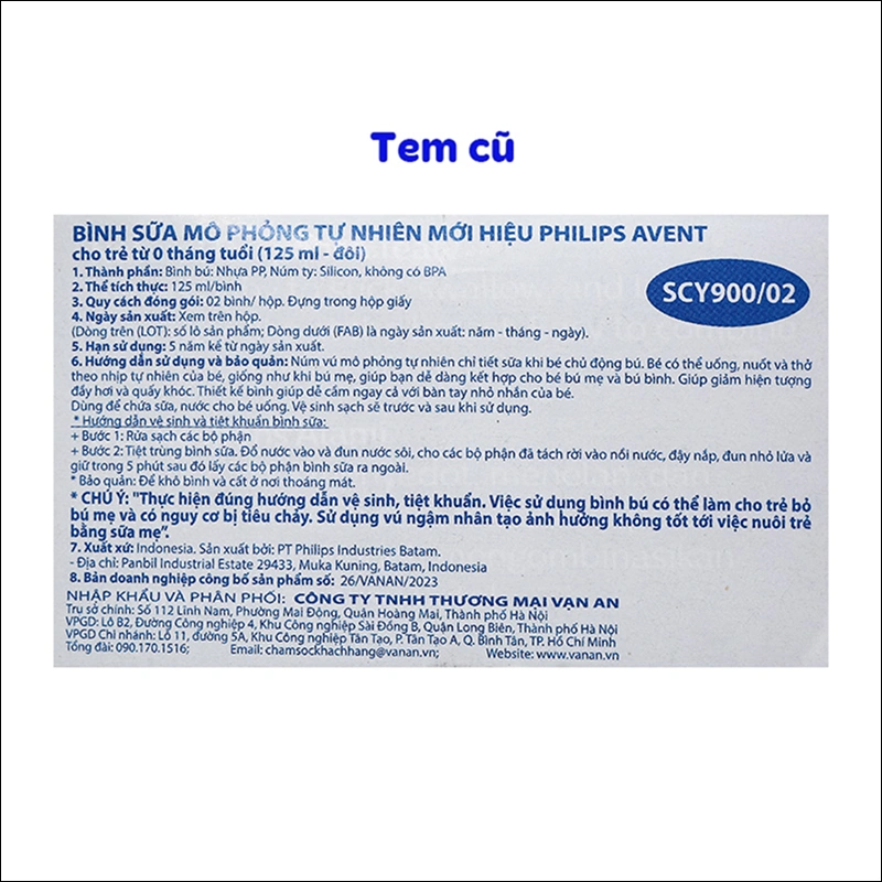 Combo 2 bình sữa nhựa PP Philips Avent SCY900/02 cổ rộng 125 ml (0 - 1 tháng) 14