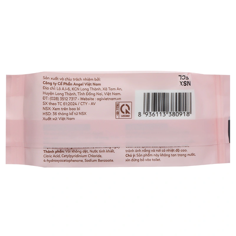 Combo 3 khăn ướt mini Agassi không mùi túi 8 gói (gói 10 miếng) - Màu ngẫu nhiên 7