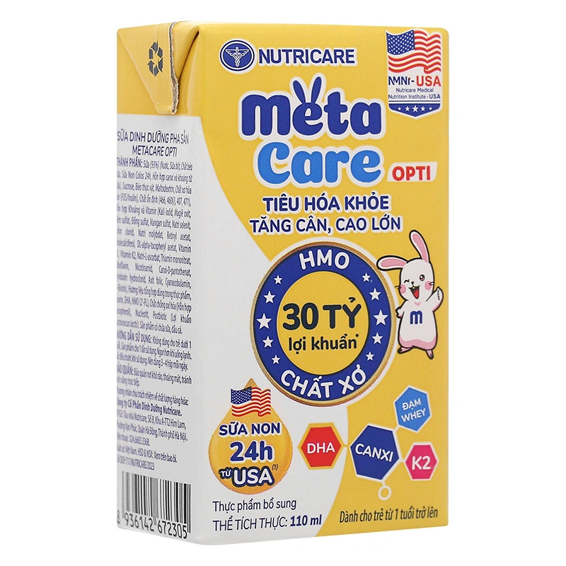 Thùng 48 hộp sữa pha sẵn MetaCare Opti 110 ml (từ 1 tuổi) 17