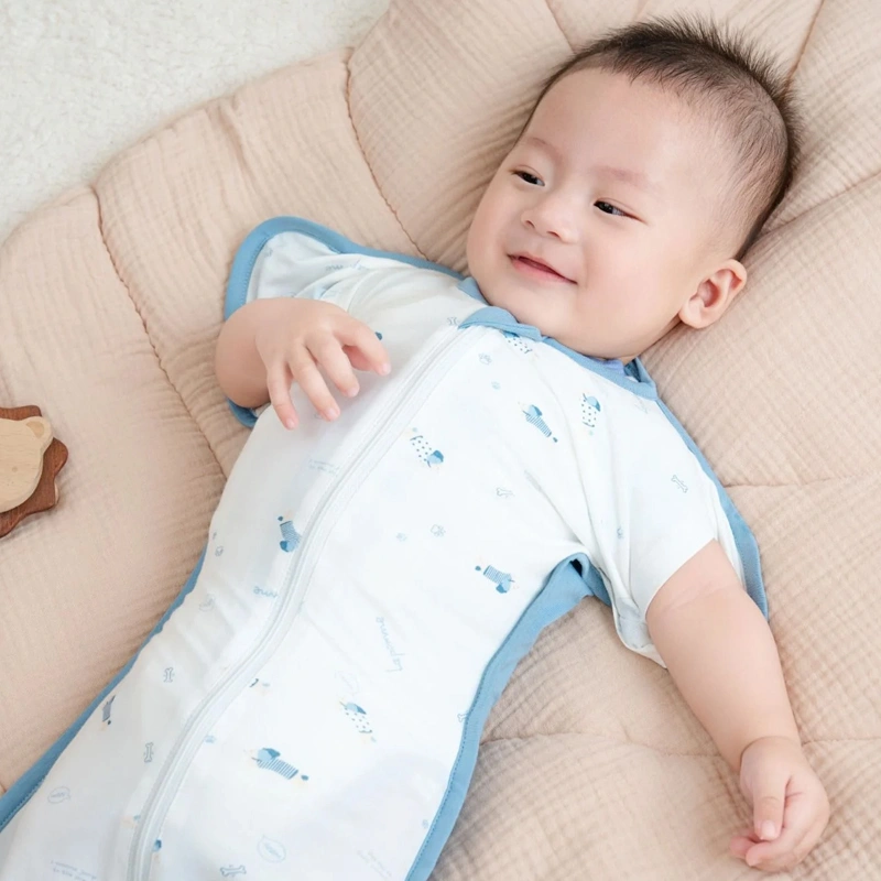 Nhộng chũn có khóa ngôi nhà của cún con La Pomme 1 - 3 tháng màu hồng - trắng 11