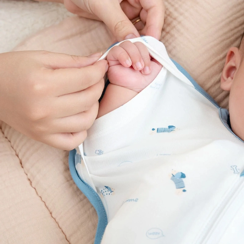 Nhộng chũn có khóa ngôi nhà của cún con La Pomme 1 - 3 tháng màu hồng - trắng 12