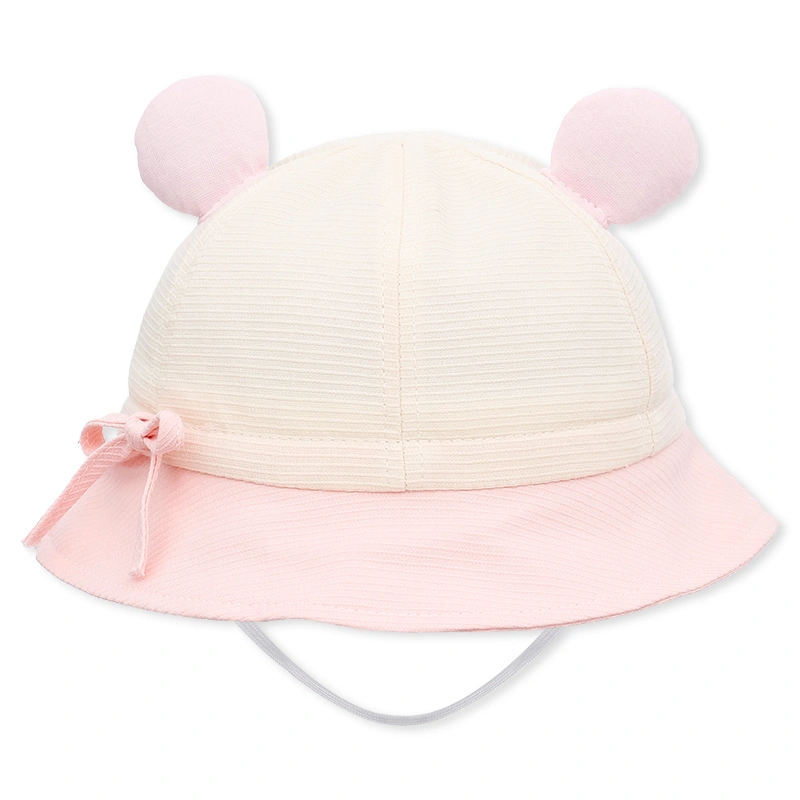 Nón vành cho bé TOP KIDS thêu ô tô Happy màu vàng - be 20