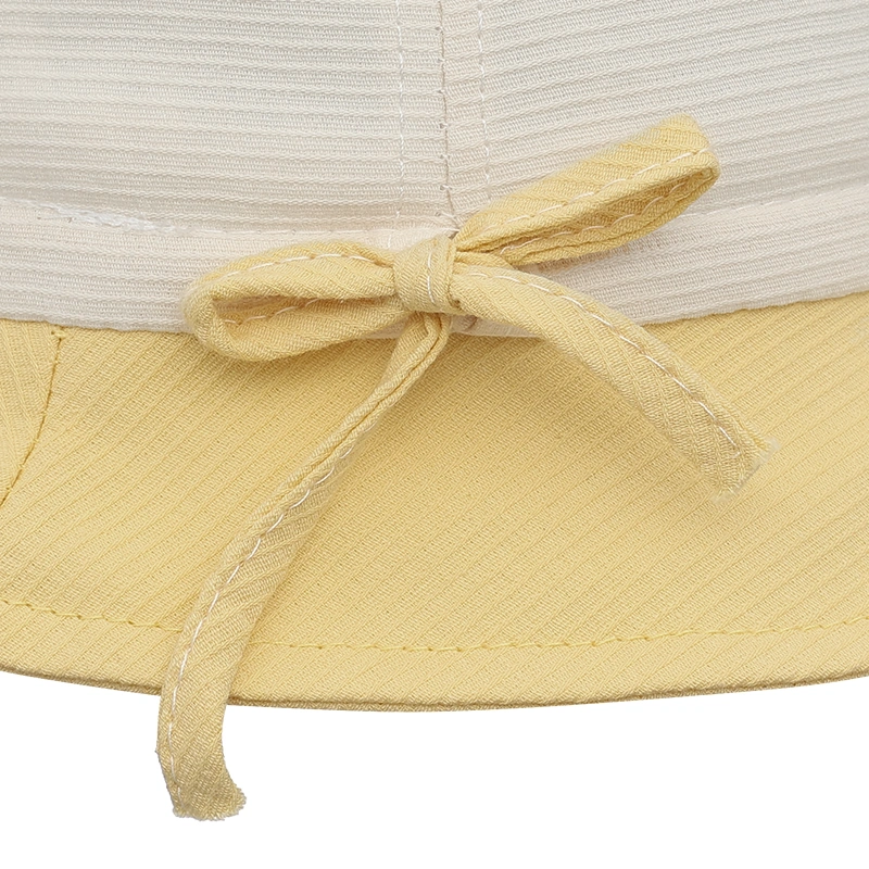 Nón vành cho bé TOP KIDS thêu ô tô Happy màu vàng - be 6