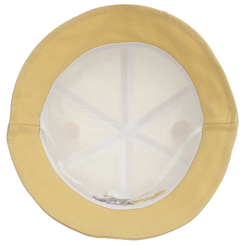 Nón vành cho bé TOP KIDS thêu ô tô Happy màu vàng - be 8