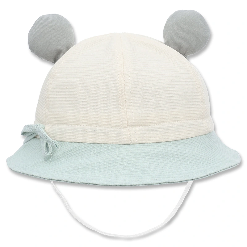 Nón vành cho bé TOP KIDS thêu ô tô Happy màu vàng - be 12