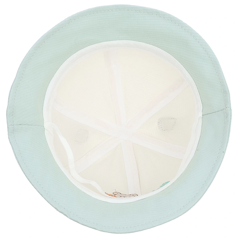 Nón vành cho bé TOP KIDS thêu ô tô Happy màu vàng - be 16