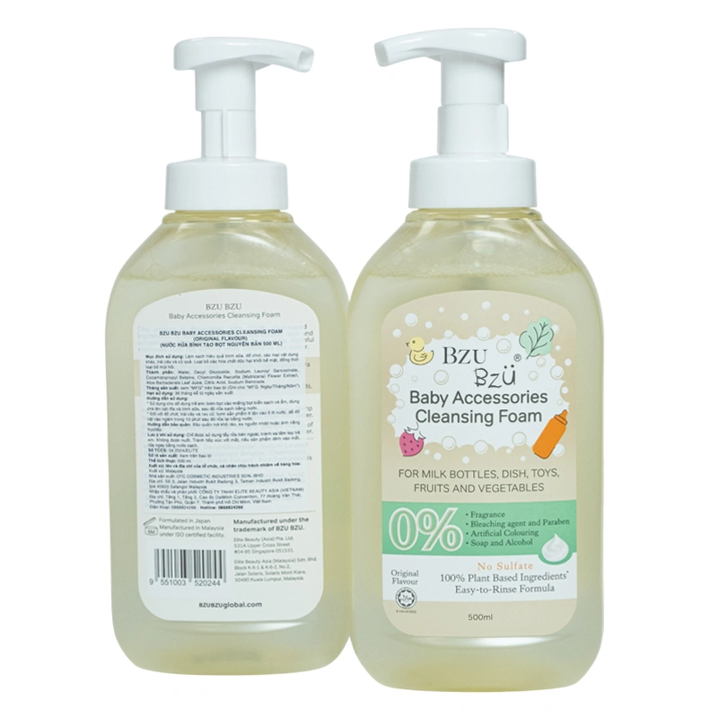 Nước rửa bình sữa BZU BZU túi 400 ml không mùi 7