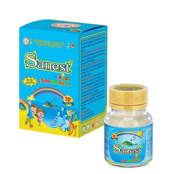Nước yến sào Khánh Hòa Sanest Kids 62 ml (từ 1 tuổi) 1