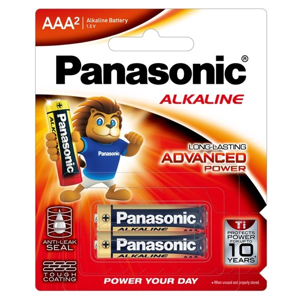 Pin AAA 2 viên Panasonic Alkaline LR03T/2B 1