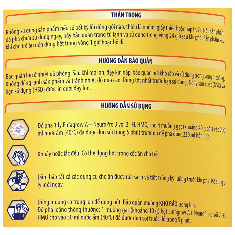 Sữa bột Enfagrow A+ Neuropro số 3 hương vani 1.7 kg (1 - 3 tuổi) - Giao bao bì ngẫu nhiên 7