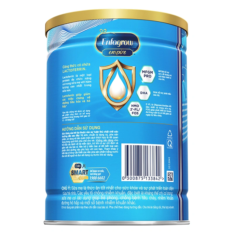 Sữa bột Enfagrow Enspire số 2 850g (1 - 3 tuổi) - Giao bao bì ngẫu nhiên 3