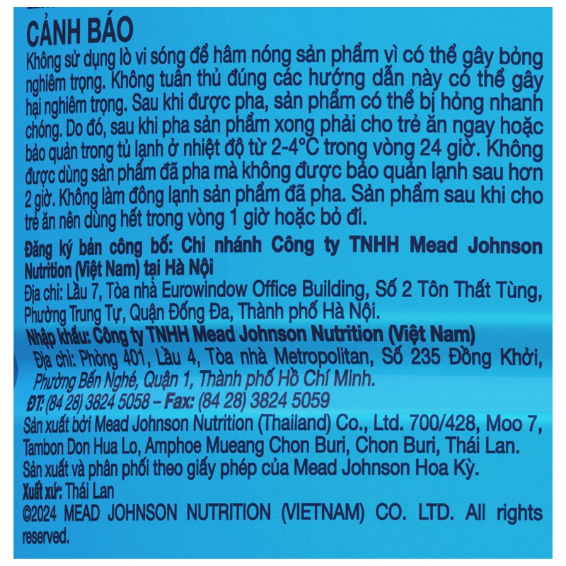 Sữa bột Enfamil Enspire số 1 850g (0 - 12 tháng) 20