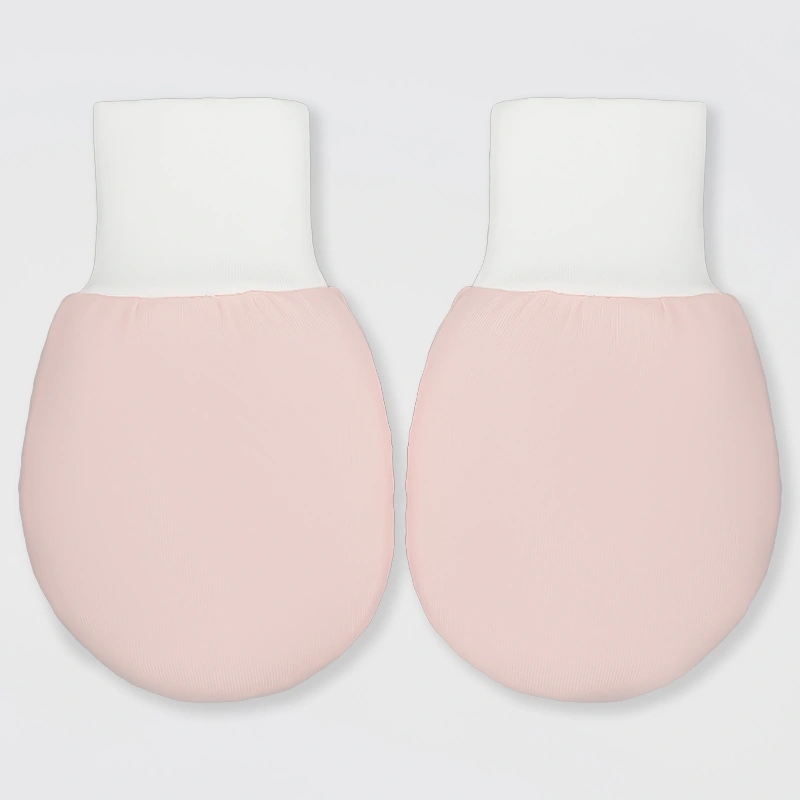 Set bao tay, bao chân hoa nhỏ ngọt ngào La Pomme màu be (0 - 3 tháng) 4