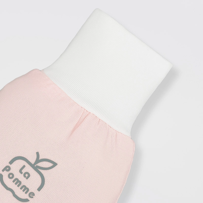 Set bao tay, bao chân hoa nhỏ ngọt ngào La Pomme màu be (0 - 3 tháng) 5