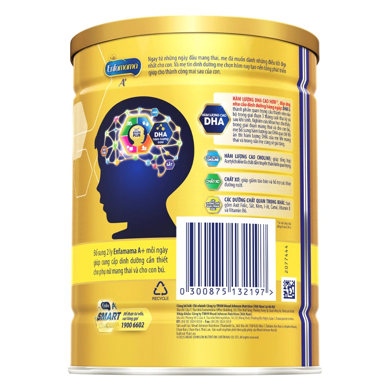 Sữa bầu Enfamama A+ 360° Brain Plus hương vani 400g 3