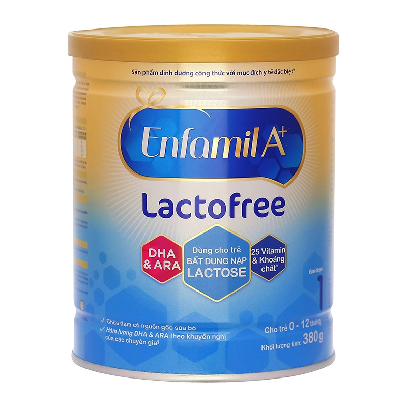 Sữa bột Enfamil A+ Lactofree 380g (0 - 12 tháng) dành cho trẻ không dung nạp đường lactose 2
