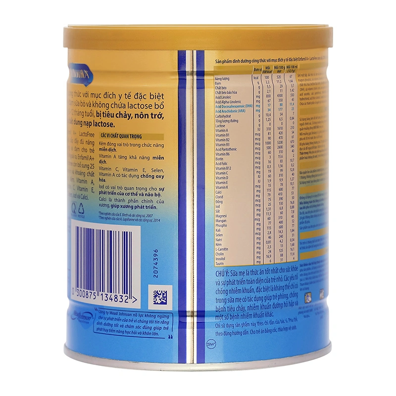 Sữa bột Enfamil A+ Lactofree 380g (0 - 12 tháng) dành cho trẻ không dung nạp đường lactose 3