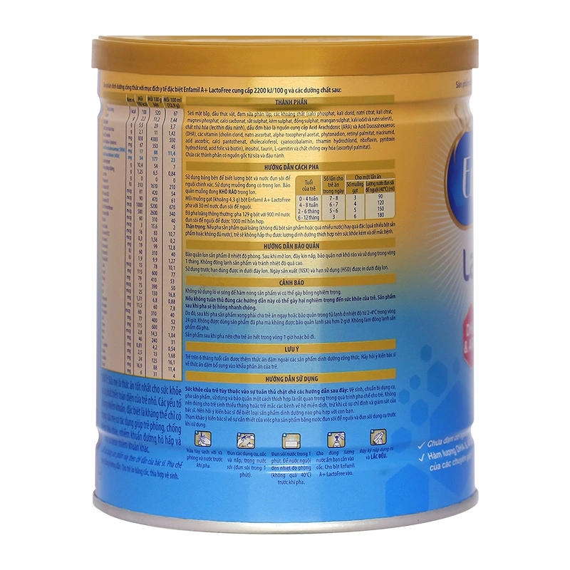 Sữa bột Enfamil A+ Lactofree 380g (0 - 12 tháng) dành cho trẻ không dung nạp đường lactose 4