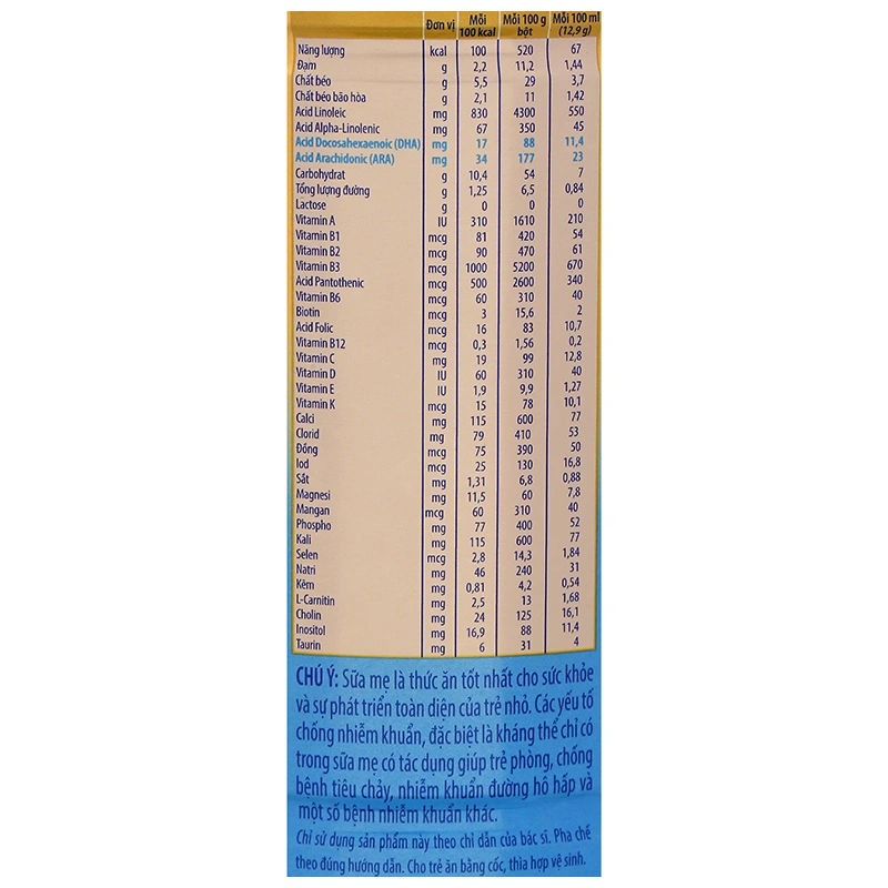 Sữa bột Enfamil A+ Lactofree 380g (0 - 12 tháng) dành cho trẻ không dung nạp đường lactose 9