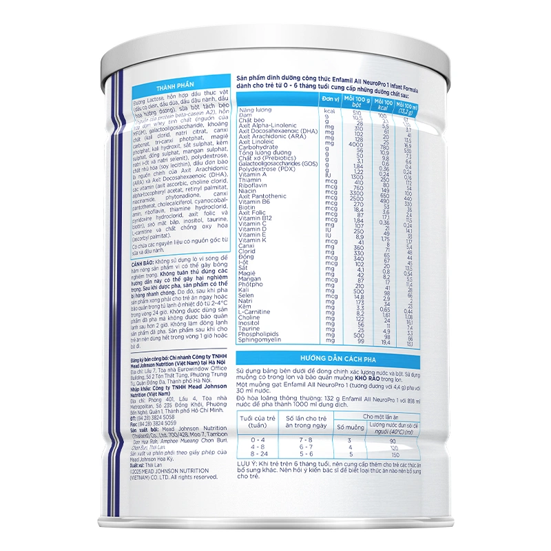 Sữa bột Enfamil A2 Neuropro Infant Formula số 1 (đạm quý A2) 350g (0 - 6 tháng) - Giao bao bì ngẫu nhiên 4