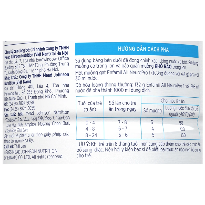 Sữa bột Enfamil A2 Neuropro Infant Formula số 1 (đạm quý A2) 350g (0 - 6 tháng) - Giao bao bì ngẫu nhiên 6