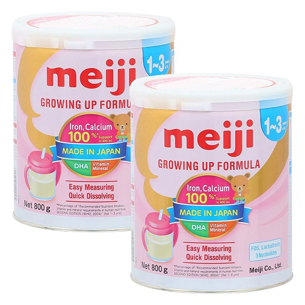 Combo 2 hộp sữa bột Meiji Growing Up Formula