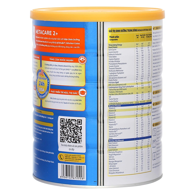 Sữa bột MetaCare Eco 2+ (sữa non) 850g (2 - 10 tuổi) 3