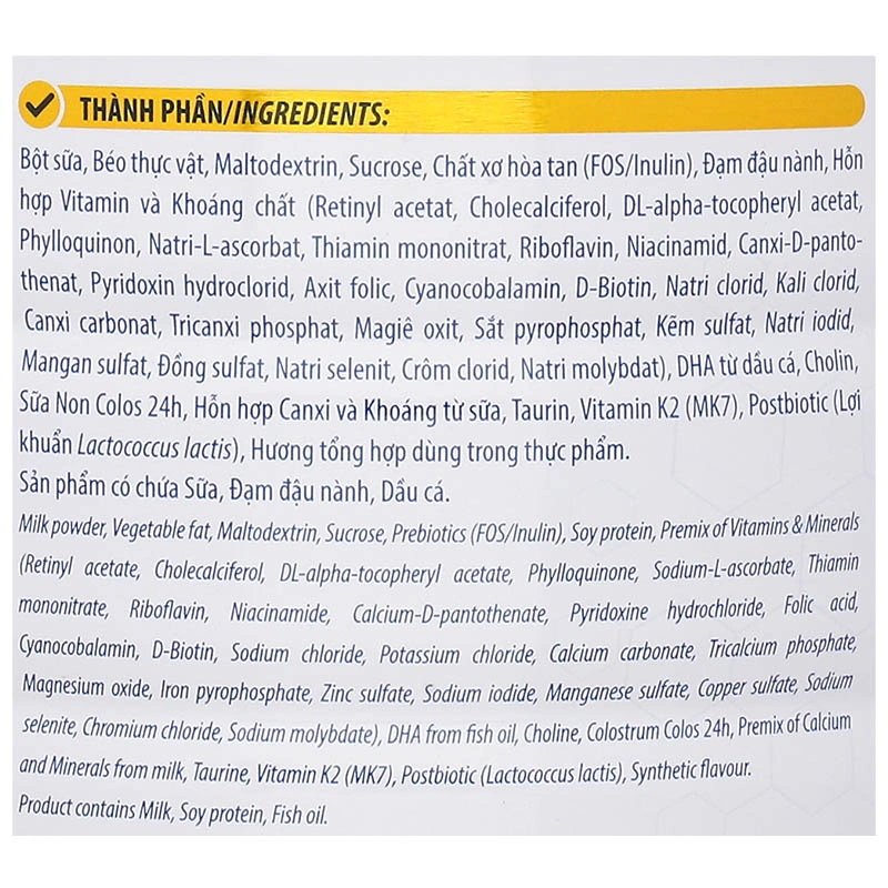 Sữa bột MetaCare Eco 2+ (sữa non) 850g (2 - 10 tuổi) 8