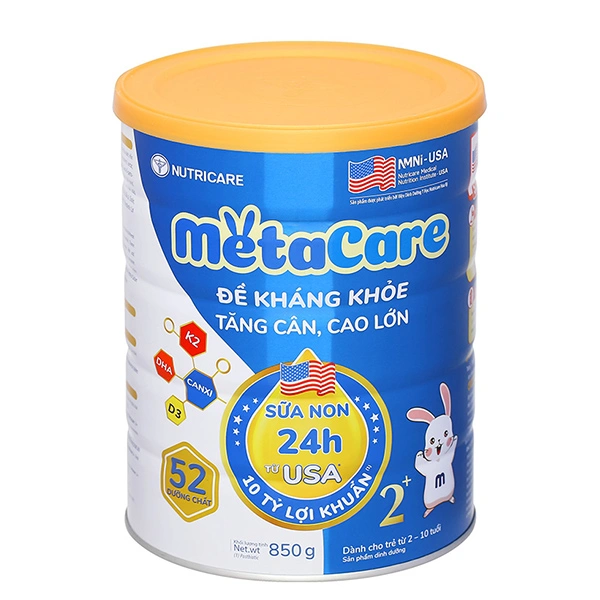 Sữa bột MetaCare Eco 2+ (sữa non) 850g (2 - 10 tuổi) 1