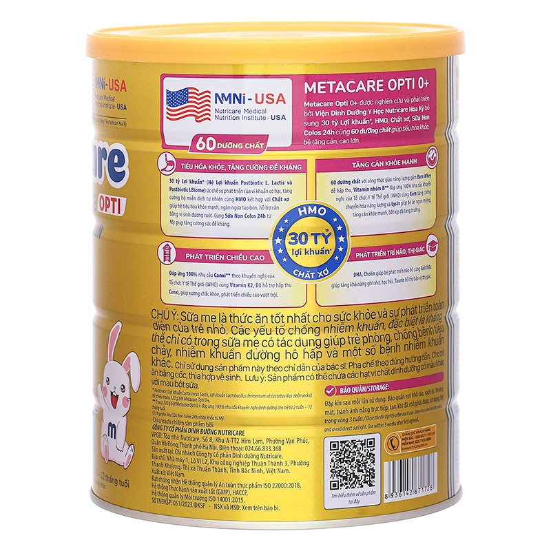 Sữa bột MetaCare Opti 0+ (sữa non) 800g (0 - 12 tháng) 3