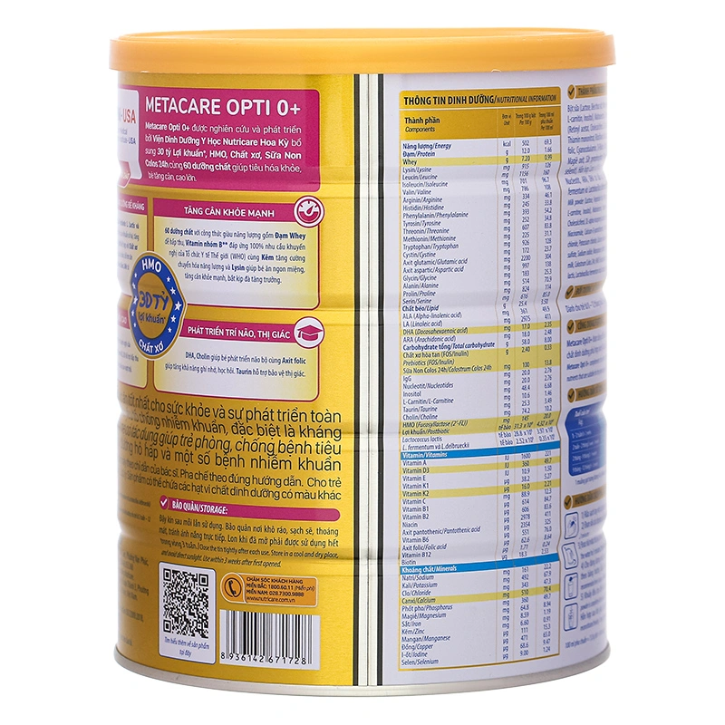 Sữa bột MetaCare Opti 0+ (sữa non) 800g (0 - 12 tháng) 4
