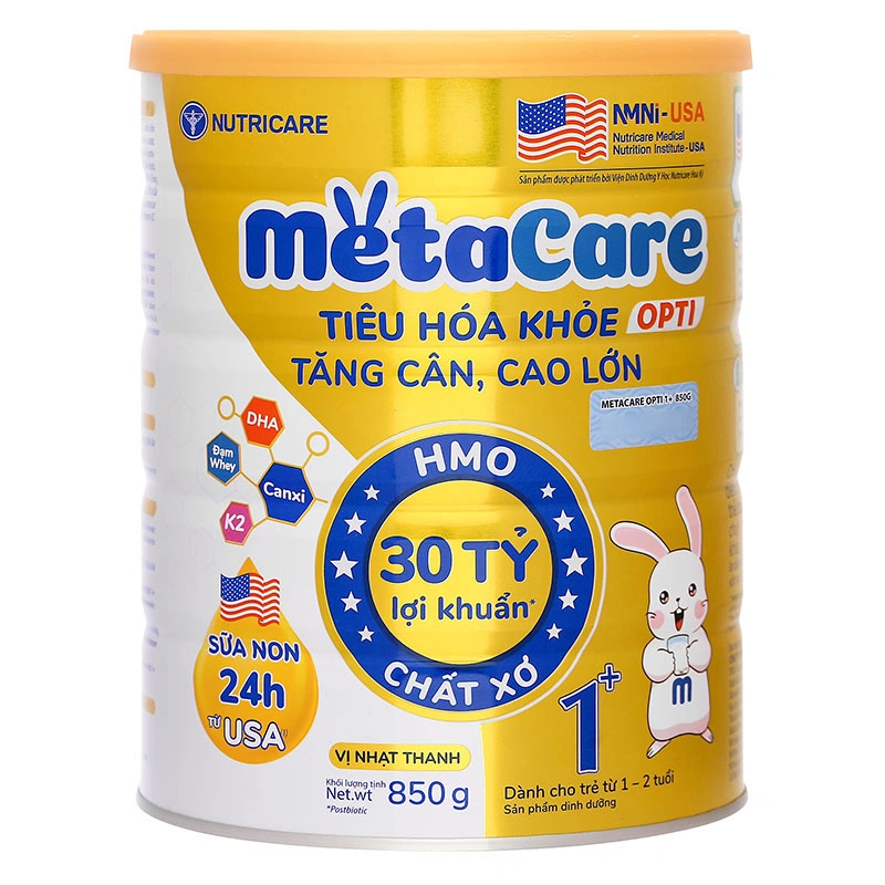 Sữa bột MetaCare Opti 1+ (sữa non) 850g (1 - 2 tuổi) 2