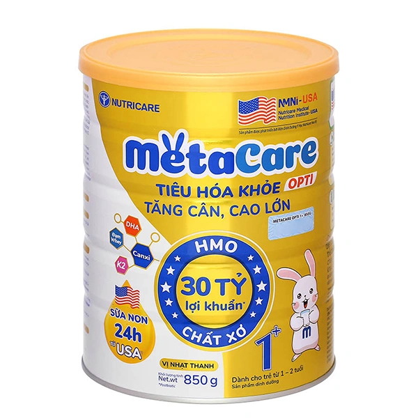 Sữa bột MetaCare Opti 1+ (sữa non) 850g (1 - 2 tuổi) 1