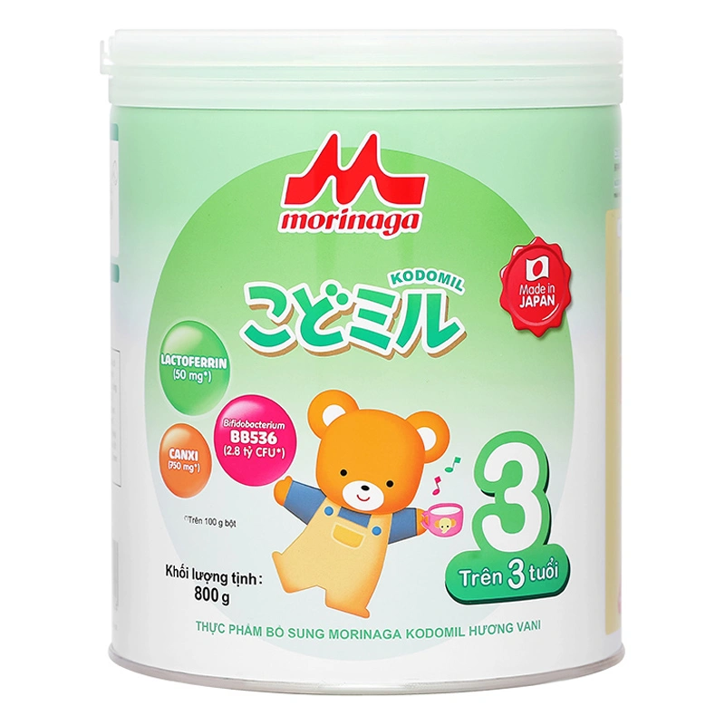 Sữa bột Morinaga Kodomil số 3 hương vani 800g (từ 3 tuổi) (mẫu mới) 3